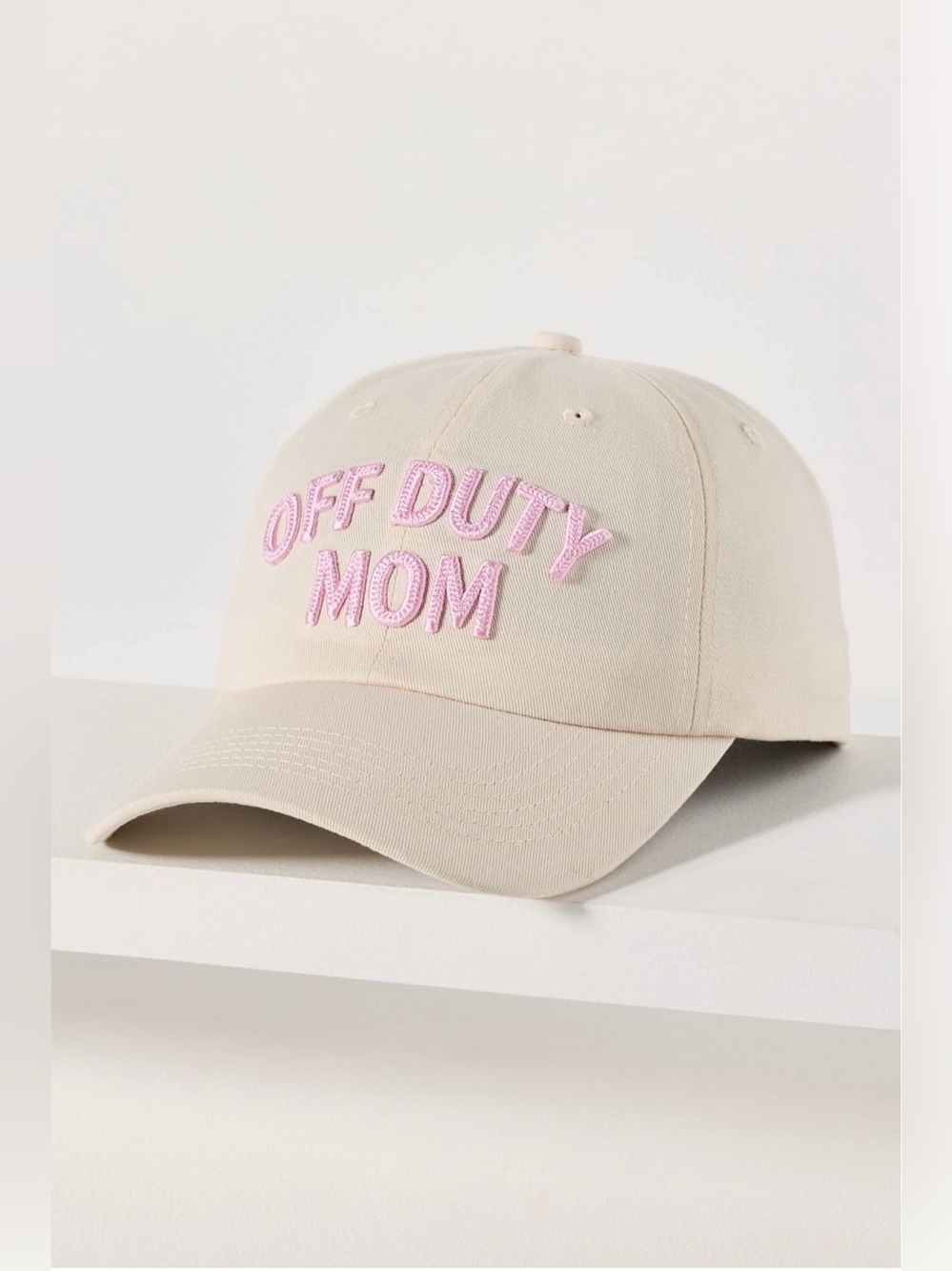 Anthropologie Worn West Off Duty Mom Baseball Cap Worn/West